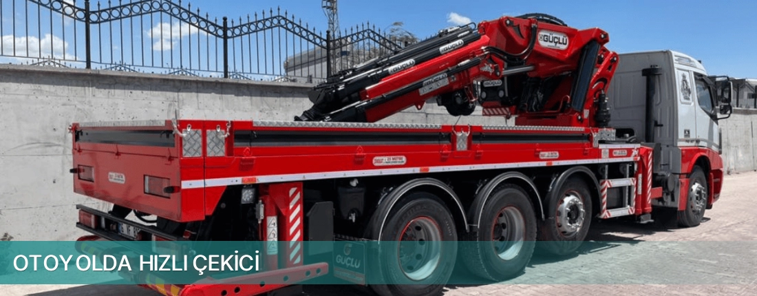 Menemen İlçemi Otoyolda Hızlı Çekici